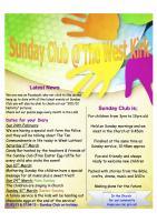 Sunday Club Update